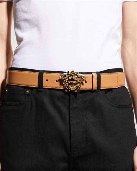 brown buckle belt versace|belt Versace original.